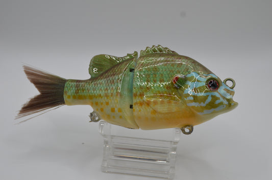 Custom Sunfish Glide Bait – 1-of-1 Handcrafted Fishing Lure